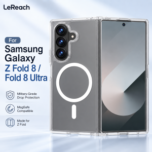 Magnetic Case For Samsung Galaxy Z Fold 8 Ultra Shockproof Raised Edge Anti-Fingerprint CA1000