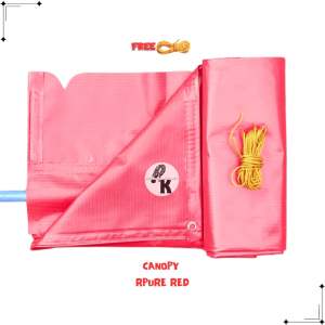 4FTX8FT CANOPY LONA with ROPE RAINCOVER TRAPAL/COVER SA TINDAHAN COLOR RED AFFORDABLE PRICE PERO QUALITY