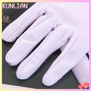 [KUNLIAN] Găng tay phụ nữ cho mùa hè Kem chống nắng lái xe Găng tay nữ mỏng cotton Ngọt Ngào Màu rắn chống trượt màn hình cảm ứng thoáng khí
