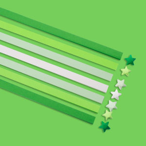 540pcs Lucky Star Origami DIY Crafts Couple Gift Candy Colors Wish Pressure Relief Handcraft Thick Lootbag Filler / Paninda