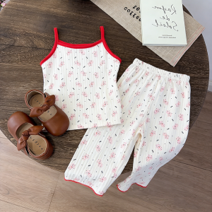 AILEBE Kids Pajamas Ice Silk Terno Sleepwear Set Ultra Soft Breathable Moisture-Wicking Summer Pajama Classic Collar Short Sleeve Loose Comfy Fit Elastic Waistband Easy Wear Keeps Cool In Hot Weather Pambahay Pantulog For Baby Girls Boys 0-10 Years