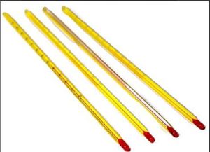 THERMOMETER ALCOHOL YELLOW