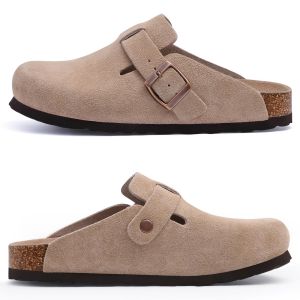 Comwarm Mens Cork Clogs Men Cork Mules Slippers Fashion Brand Clogs Sandals With Arch Support Beach Slides Classic Potato Shoes2026