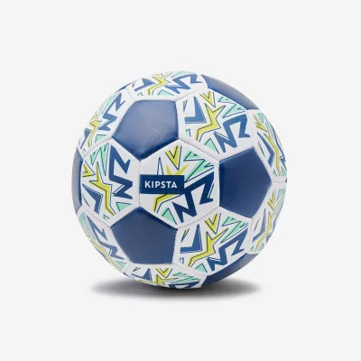 Decathlon Mini Football Learning Ball Size 1 - White/Blue