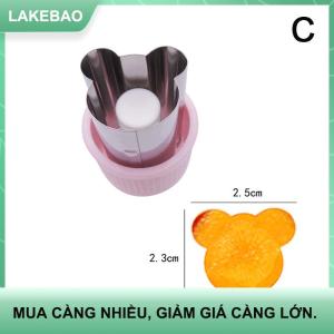 【LAKEBAO】 Khuôn Nướng Vui Vẻ Chức Năng Rau Cutter Hình Dạng Thép Không Gỉ Press-Type Mini Cookie Cutter Cho Trẻ Em