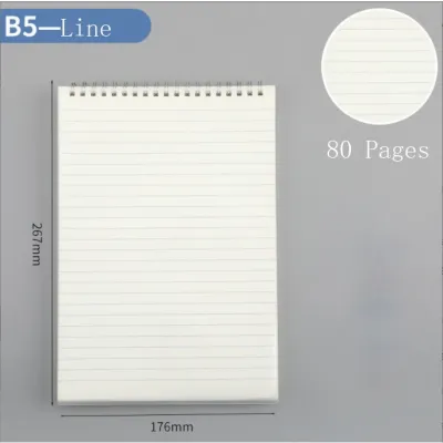 Steno Muji Styled Spiral Notebook Vertical Type A6/A5/B5/A4