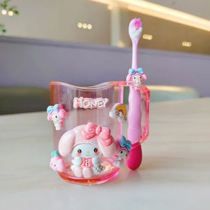 Kids Toothbrush Cup Set Baby Rinse Cup BPA Free PP Mouthwash Cup Drinking Cup Bathroom