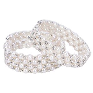 [COD]Flash Delivery   Multilayer Wide Elastic Cuff Bracelet Bangle Wristband Jewelry