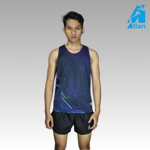 AERON Singlet Olahraga Sport Men Atletik Jersey Motif Dry Fit Futuristic