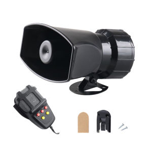 Speakers 110DB Car Horn Siren Air Horn Megaphone Car Horn Alarm Emergency Motorcycle 12V 100W Multi-tone & Claxon Horns