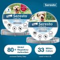 Seresto Elanco Repellent collar for Cat Small Dog Antiparasitic Adjustable Puppy Kitten Collar Breakaway Pet Accessories. 