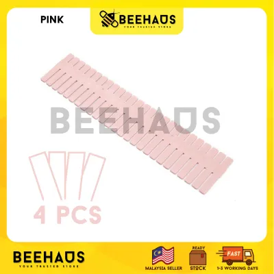 BEEHAUS 1pc/4pcs Plastic Grid Drawer Divider | DIY Drawer Organizer Drawer Separator Drawer Shelf Rack | Drawer Partition | Pembahagi Laci
