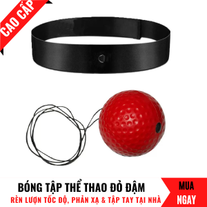 Bóng Tập Phản Xạ Boxing Đeo Đầu Nâng Cao Sức Khoẻ