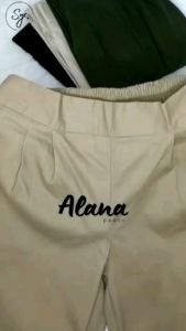 Celana Bawahan Katun Alana Pants Stretch
