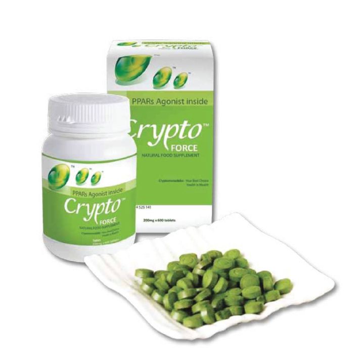 CRYPTO FORCE NATURAL FOOD SUPLEMENT 200MG X 600TABLET ORIGINAL