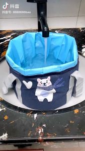 SS1668 携带式折疊水盆(15L)  平常旅行出差就带上这个#折叠盆，洗漱脸、洗衣服、泡脚都很方便👍收纳起来超省空间哦😍#折叠盆    🎁#随机附送一包30小包的泡脚粉 🌹颜色：粉色..蓝色 🌹包装重量0.5kg