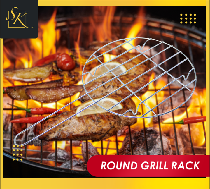 ROUND GRILL RACK WITH 3 DIFFERENT SIZES ihawan stainless steel cooking ...