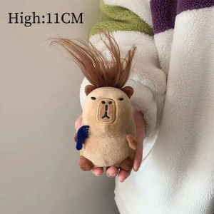 Ngộ nghĩnh Capybara Sang Trọng Móc Khóa Xấu Xí Dễ Thương Nhồi Bông Búp Bê Mặt Dây Chuyền Phụ Kiện Sáng Tạo Cho Ba Lô Và Quà Tặng