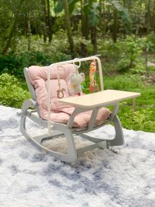 Ghế Bập Bênh Manky 2023 Đa Năng Cho Trẻ Sơ Sinh Đến 6 Tuổi  Kèm Kệ Treo Đồ Chơi Xinh Xắn