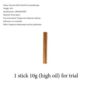 HMHL-20pcs Palo Santo Authentic Natural Peruvian Holy Wood Strips Yoga Meditation Aromatherapy Positive Energy