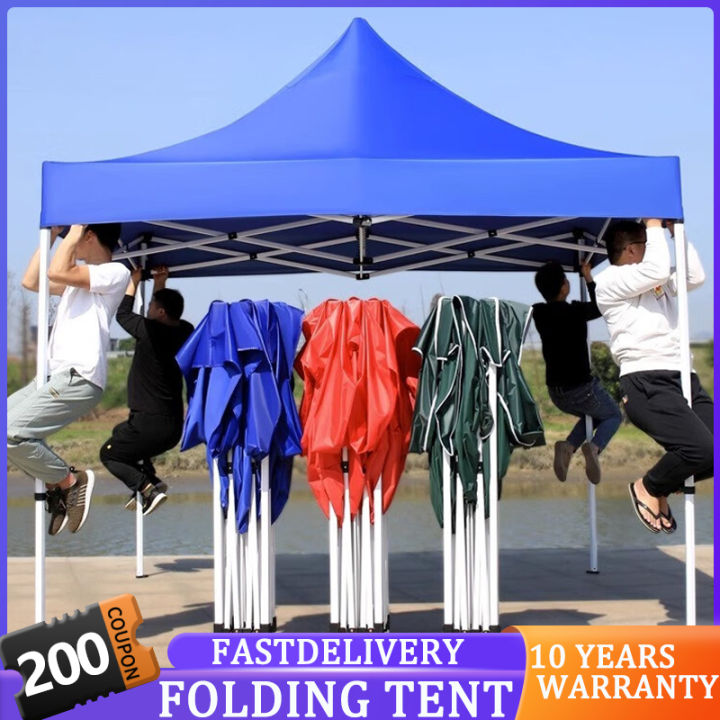 Outdoor Car Tent Water Proof Folding Nylon Fabric Column Steel Portable ...