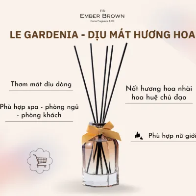 Ember Brown -Tinh Dầu Nước Hoa Khuếch Tán Thơm Phòng 120ml- Phiên bản Limited