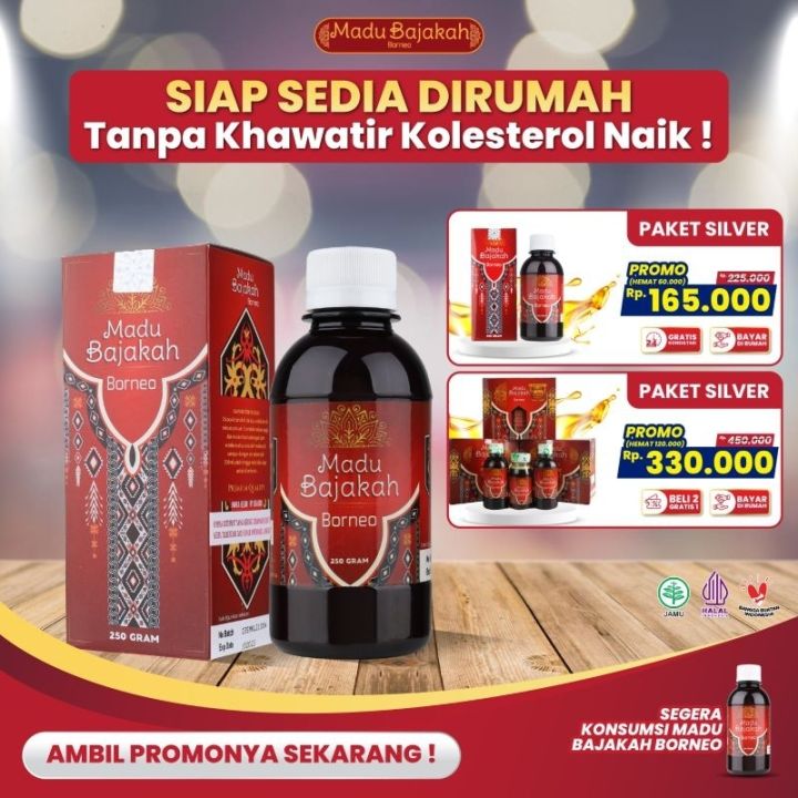[Garansi Produk Asli] BELI 2 GRATIS 1 MADU BAJAKAH BORNEO - Distributor