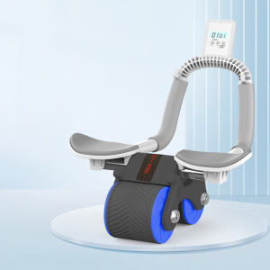 เครื่องบริหารหน้าท้อง Roller เครื่องบริหารหน้าท้อง อุปกรณ์ออกกำลังกายหน้าท้อง เครื่องฝึกการเด้งกลับอัตโนมัติ