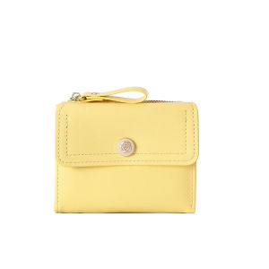 Short wallet PU leather easy to carry small size portable