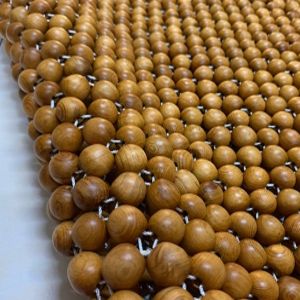 Chiếu Gỗ MIAN  Chiếu Hạt Gỗ Pơ Mu Cao Cấp  Hạt 18cm ( video  hình thật )