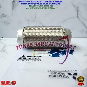 SAMBUNGAN KENALPOT FLEKSIBLE MITSUBISHI PS125 CANTER PS100 PS136 PS135 633X200 PART MOBIL