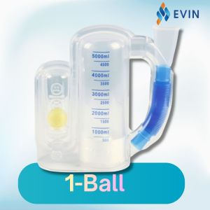 EVIN Incentive Spirometer 3 Ball / 1 Ball Respiratory Lung Training Device 5000cc 6000cc