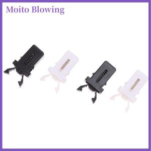 Moito 10pcs Trash Can Plastic Lock Self-Locking Switch Replacement Catch Compatible Touch Lid Bin Latch Black White Repair Clip