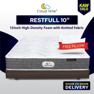Cloud Nite - Restfull 10inch High Density Foam + Knitted Fabric