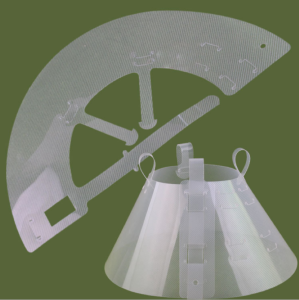 Vòng cổ chống liếm cho Chó Mèo có khuy gài chắc chắn (Mẫu mới) - Hara Pet Store