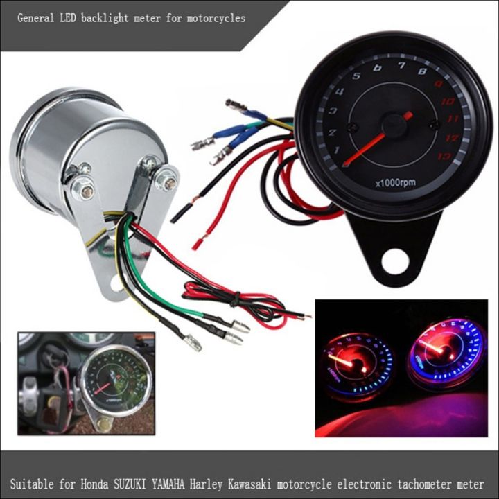 MSM-322%20Motorcycle%20Speedometer%20Gauge%20LED%20Screen%20Tachometer%20DC%2012V%201000%20RPM%20Universal%20-%20Image%203