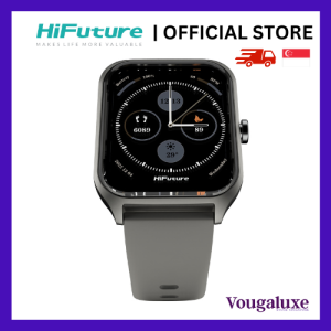 HiFuture Ultra2 Pro Grey Color Smart Watch 1.43-inch AMOLED Display Wireless Call Heart Rate Monitor 7Days Battery Life Health Meter IP68 Waterproof 100+ Sport Mode