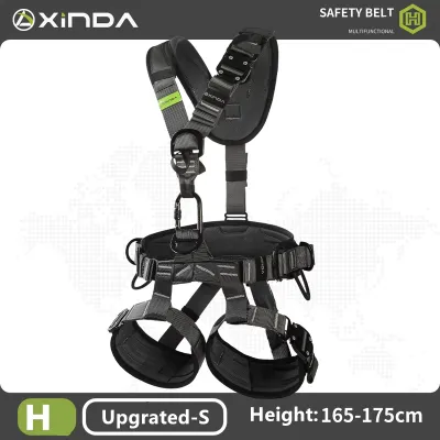 Xinda Five Point Full Body Safety Belt Outdoor Rock Climbing Versatile Rappelling Harness High-Altitude Work Protective Seat Belts