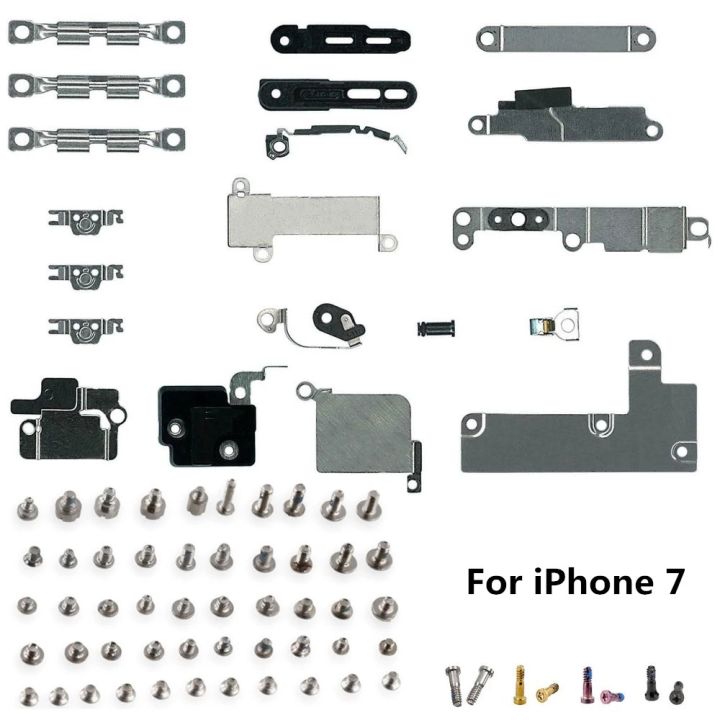 Full Set Small Metal Internal Bracket parts + full set screws for iPhone 5 5C 5S 6 6P 6s 6s Plus ...