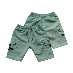 Forgotten Sky Celana Pendek Cargo Anak Usia 1-12 Tahun Bahan Kanvas Short Cargo Pants Celana Anak laki-laki Perempuan