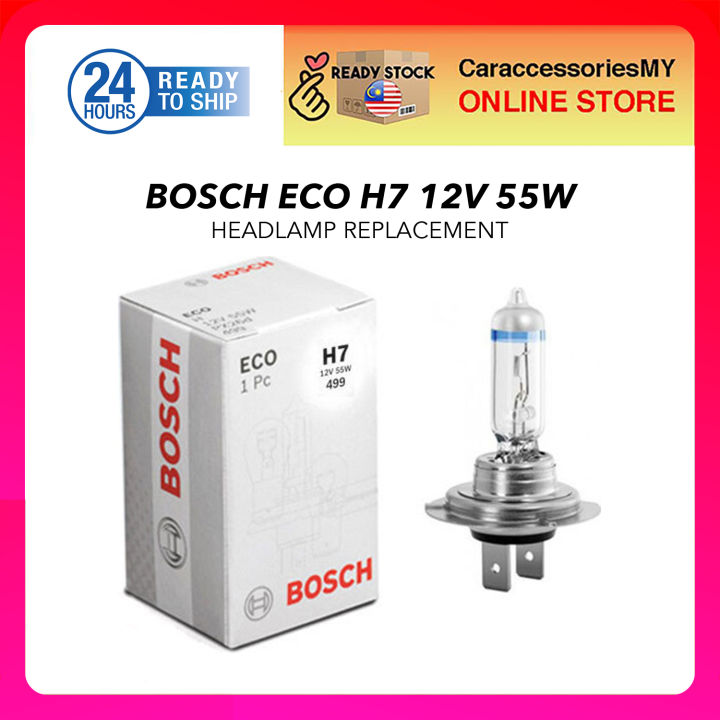 Original Bosch ECO H7 12v 55W 499 PX26d car bulb replacement lampu ...