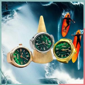 ส่วนลด 10 บาท สำหรับการซื้อ 1 ชิ้น ขายดีแหวนสวมนิ้วนาฬิกาสุดสร้างสรรค์เครื่องประดับแฟชั่นนาฬิกาควอทซ์อัลลอยแนววินเทจเครื่องประดับผู้ชายของขวัญสำหรับผู้หญิง