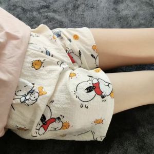 Women Shorts Sleepwear Cartoon Breathable Shorts Casual Shorts Women Summer Leisure Shorts for Women Pajama Pants 0321