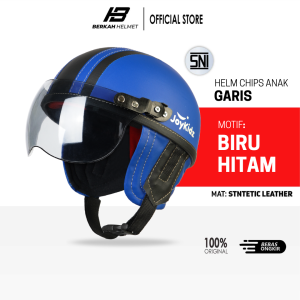 Helm Chips Anak Umur 1 - 5 Tahun Garis Polos Varian Warna Cantik SNI Cewe Cowo