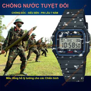 Đồng Hồ Điện Tử CAS|O Chống Sốc 1 Sx tại Malaysia Chống Nước Tuyệt Đối Pin Lâu 7 Năm Đầy Đủ Chức Năng ch10