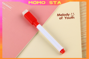 MOMO 1PC Portable Whiteboard Marker Blk/Blue/Red Magnet Pen With Eraser&Magnet School Stationery