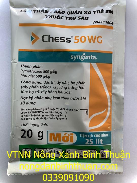 TRỪ BỌ TRĨ , Rầy Nâu, Bọ Phấn trắng, rầy lưng trắng cây lúa CHESS 50WG