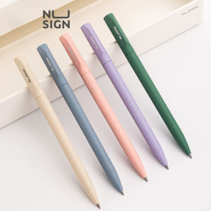 NUSIGN Distinctive Nib Rotatable Ballpoint Pen 0.5mm black ink with Replaceable Refill