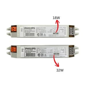 Philips Electronic Ballast EB-C 118 / 136 TLD 18W 36W 220-240V SIRIM Fluorescent Lamp Driver - Ensures Stable Durable Energy-Saving