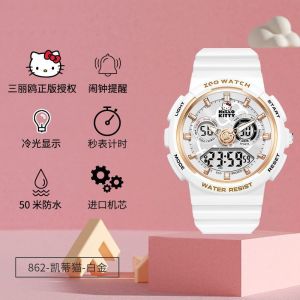 Zgo ZGOx Sanrio Hello Watch Girls Junior High School Student Party ins Good-looking Sports Electronic Watch